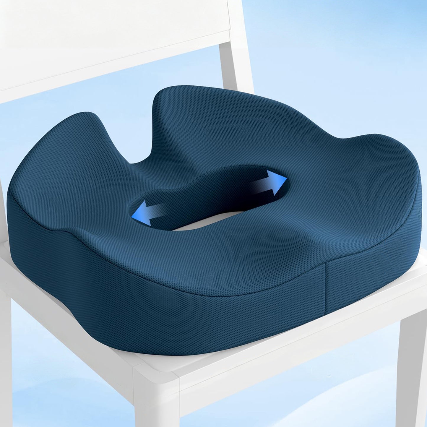 Extra Large Donut Seat Cushion – Ergonomic Memory Foam Tailbone Cushion for Office Chair, Car & Home Use